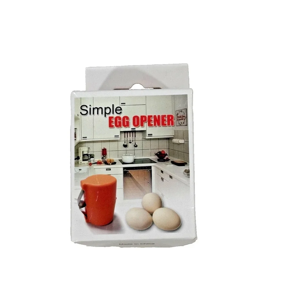 Simple‎ Egg Opener Gadget for Easy Egg Cracking/Separating NWT